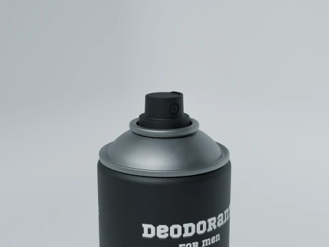 Deodorant Spray Can 3D Model