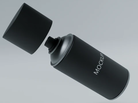 Deodorant Spray Can 3D Model