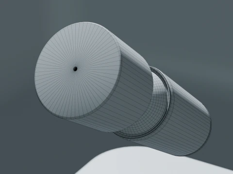 Deodorant Spray Can 3D Model