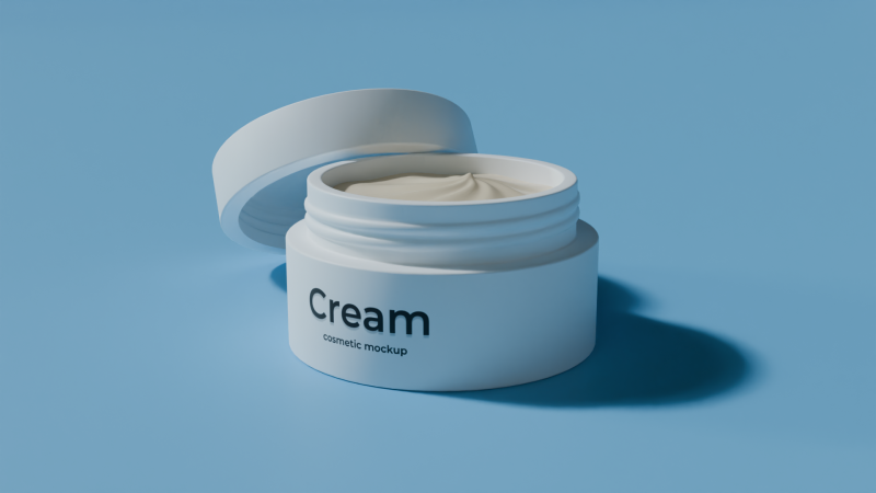 Krem Kavanoz 02 3D Model .c4d .max .obj .3ds .fbx .stl .blend 