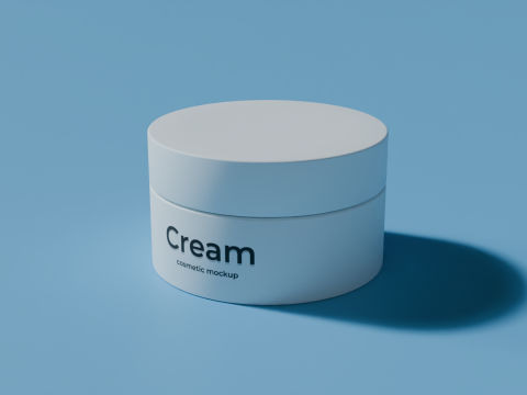 Krem Kavanoz 02 3D Model