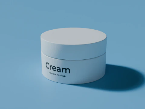 Cream Jar 02 3D Model