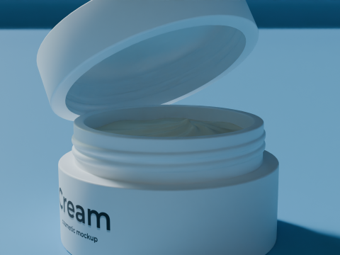 Krem Kavanoz 02 3D Model