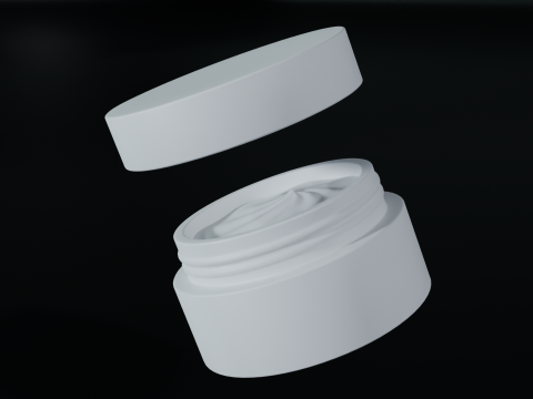 Krem Kavanoz 02 3D Model