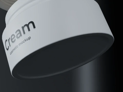 Cream Jar 02 3D Model