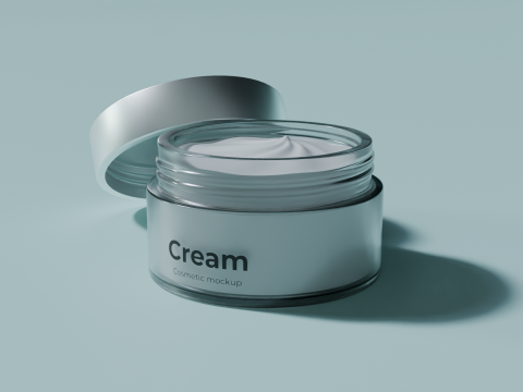 Krem Kavanoz 03 3D Model