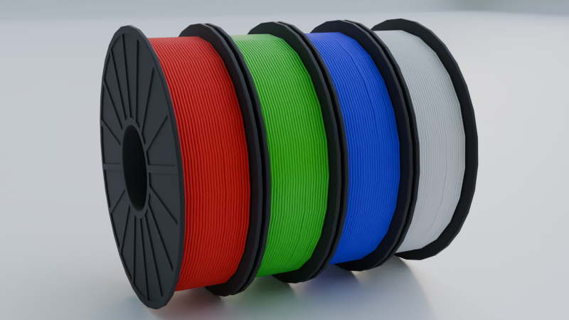 3D打印机耗材 3D 模型 .c4d .max .obj .3ds .fbx .stl .blend 