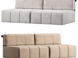 DIVANO PELLICCIA NATURA RIVA 1920 Modello 3D