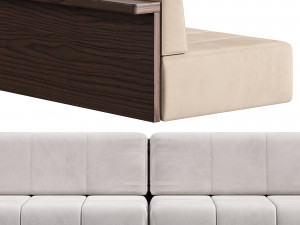 DIVANO FUR NATURE RIVA 1920 Modelo 3D