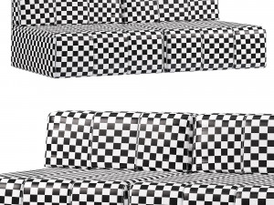 DIVANO FUR NATURE RIVA 1920 Modelo 3D