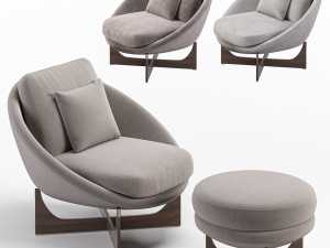 Lido Armchair 3D Model