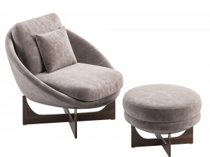 Lido Armchair Modelo 3D