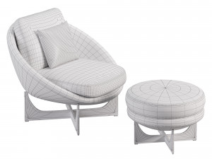 Lido Armchair Modelo 3D