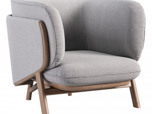 Stanley Armchair from Lucas Nichetto designer 3D Модель