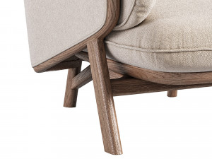 Stanley Armchair from Lucas Nichetto designer 3D Модель