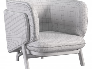 Stanley Armchair from Lucas Nichetto designer 3D Модель