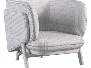 Stanley Armchair from Lucas Nichetto designer 3D Model