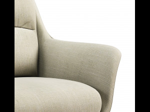 SADIRA Armchair by Morten Georgsen from TEULAT 3D Model