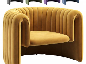 アームチェア サンカル レムナント 3Dモデル