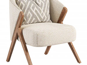 ザラ ホーム アームチェア 3Dモデル