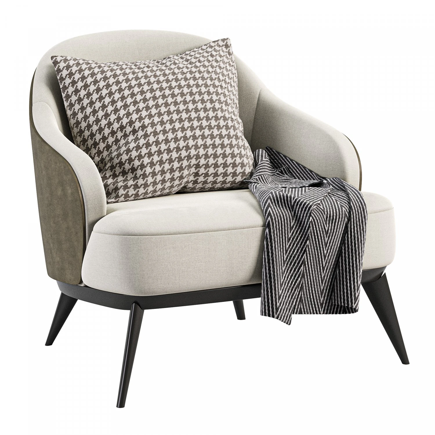 LESLIE ARMCHAIRS 3D Model .c4d .max .obj .3ds .fbx .stl .blend 