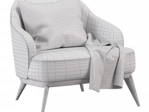LESLIE ARMCHAIRS 3D Model