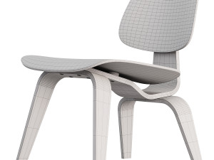 Vitra LCW Plywood Chair 3D Model