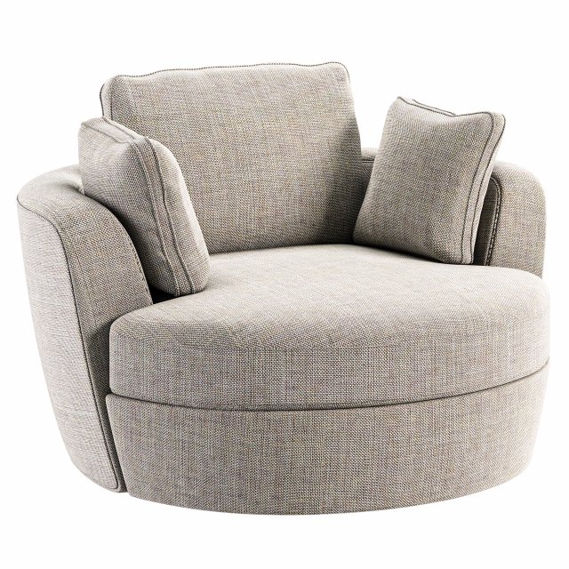 Rondo Armchair by Jamni Model 3D .c4d .max .obj .3ds .fbx .stl .blend 