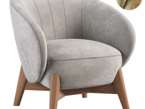 アームチェア ティラール 3Dモデル