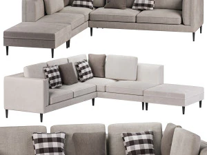 DIVANO ANGOLARE DIVES MAXALTO 3D Model