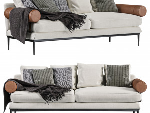 Atoll linear sofa BB Italia Model 3D