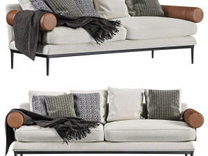 Atoll linear sofa BB Italia 3D Model