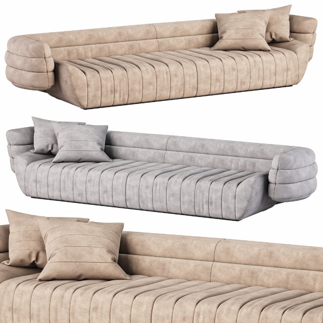 Baxter Sofa 3D-Modell .c4d .max .obj .3ds .fbx .stl .blend 