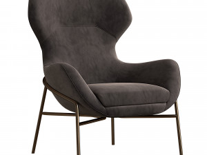 Brera Armchair Giuliomarelli Modelo 3D