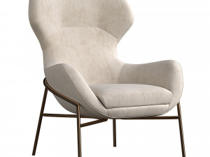 Brera Armchair Giuliomarelli Modelo 3D