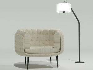 Chair finiture for house scenes 3D Модель