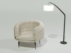 Chair finiture for house scenes 3D Модель