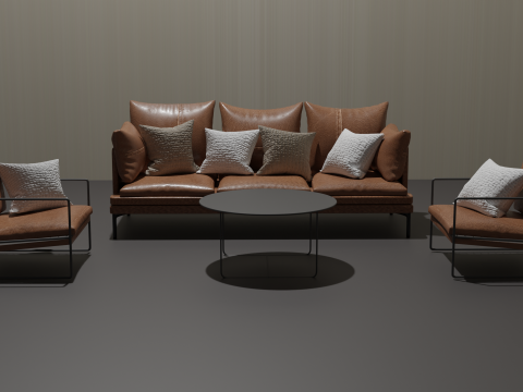 Sofa and chairs elegant Modèle 3D