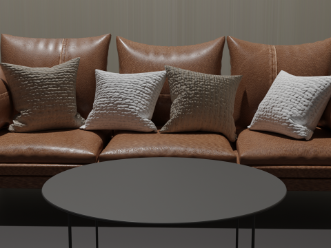 Sofa and chairs elegant Modèle 3D