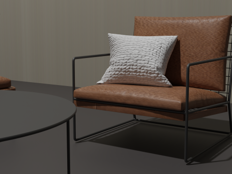 Sofa and chairs elegant Modèle 3D