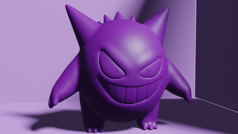 Printable toy monster 3D 打印模型 .c4d .max .obj .3ds .fbx .stl .blend 