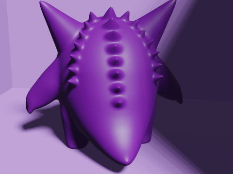Printable toy monster 3D 打印模型