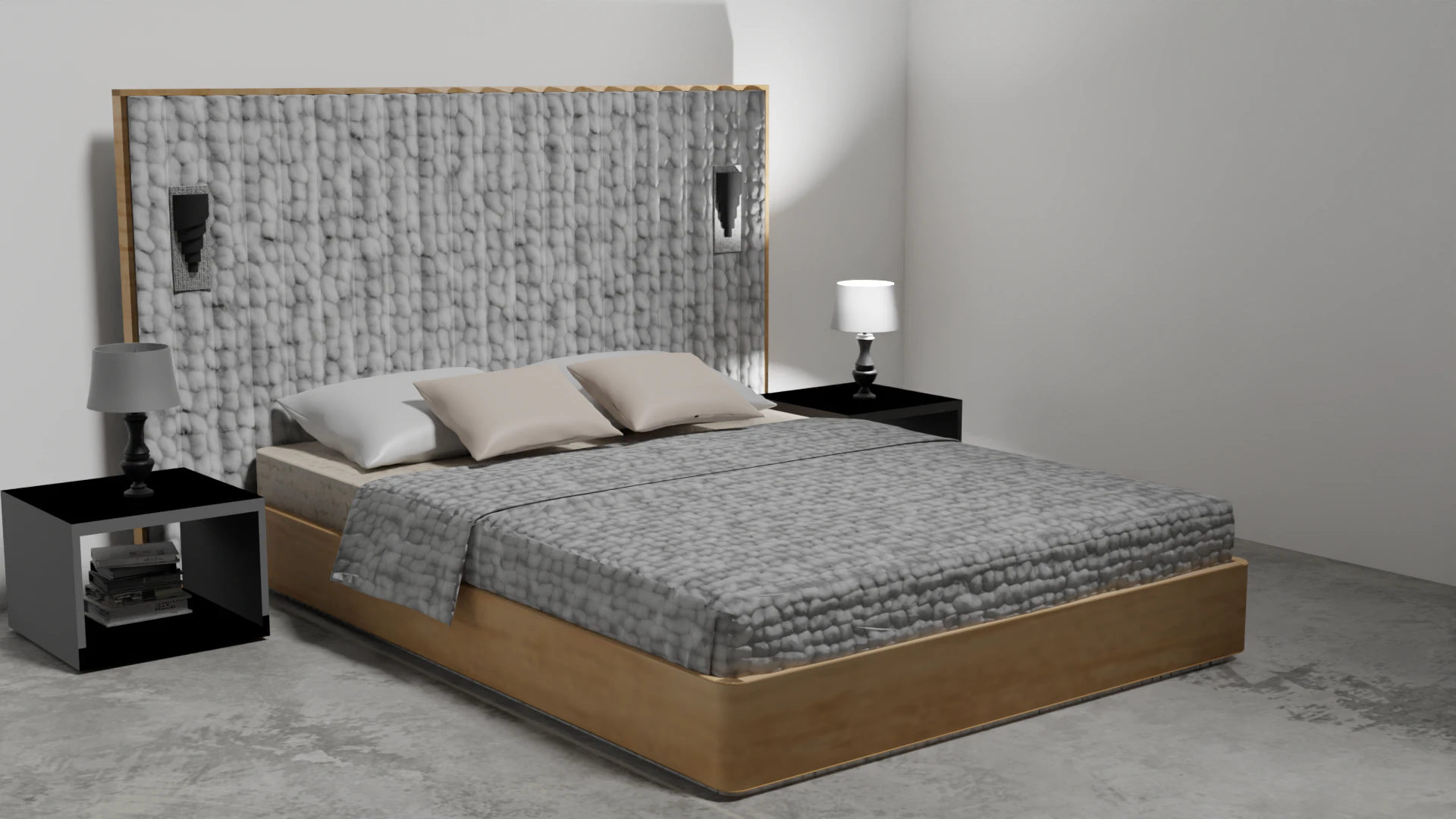 Temel oda 3D Model .c4d .max .obj .3ds .fbx .stl .blend