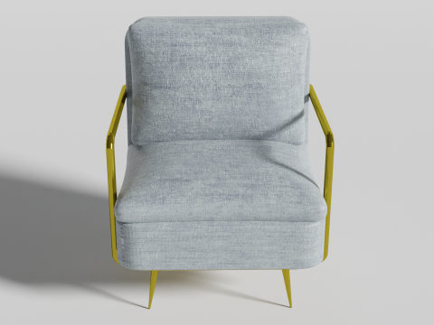 Gray chair 3D Модель
