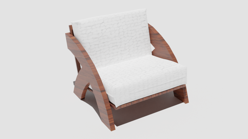 सुंदर कुर्सी 3D मॉडल .c4d .max .obj .3ds .fbx .stl .blend 