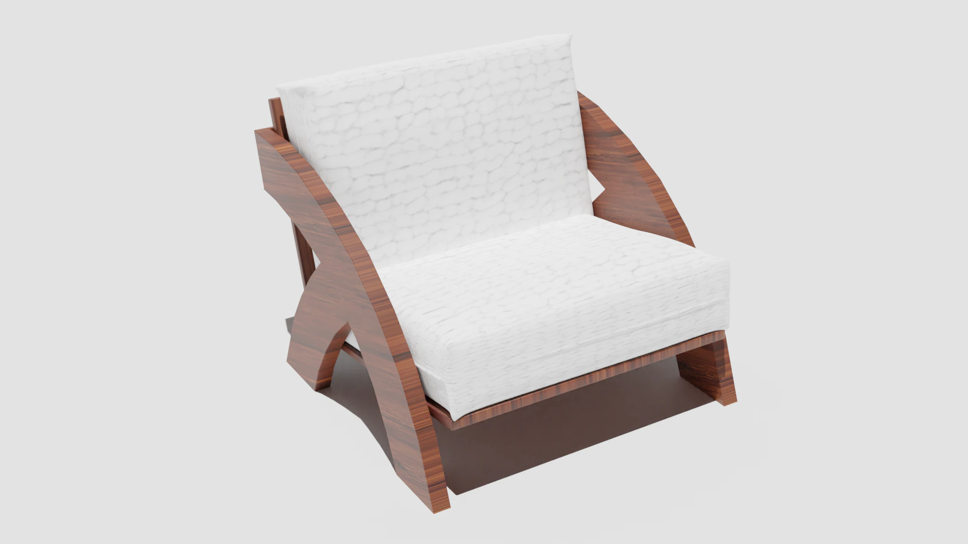 Elegant chair 3D Model .c4d .max .obj .3ds .fbx .stl .blend
