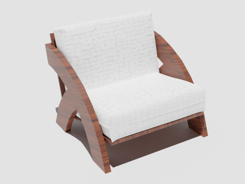 Elegant chair Modello 3D