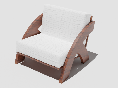 सुंदर कुर्सी 3D मॉडल