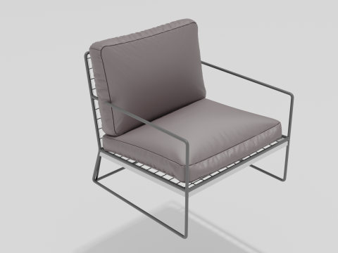 Chair finiture easy Modello 3D