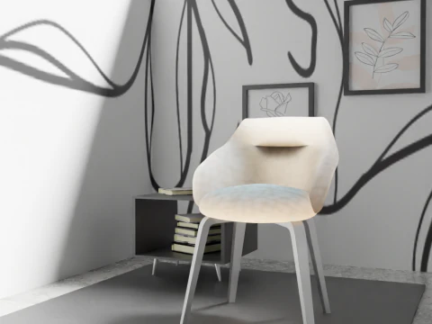 Beautiful and different room 3D Model